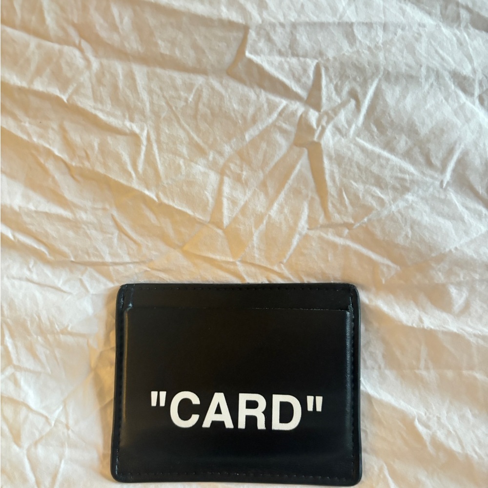 Off-White Black Card Holder